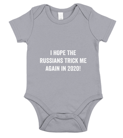 No Collusion - Russia Funny 2020 Election MA Short Sleeve Baby One-Piece