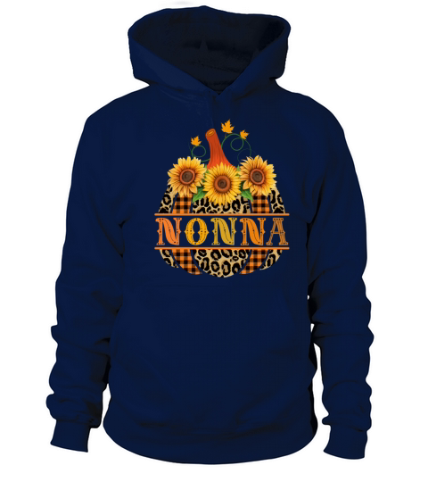 Nonna Pumpkin Leopard Sunflower Buffalo Plaid Women's Hoodie