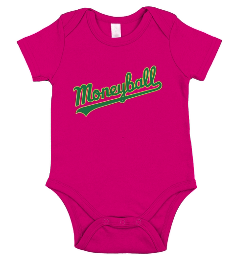 Moneyball Text Short Sleeve Baby One-Piece