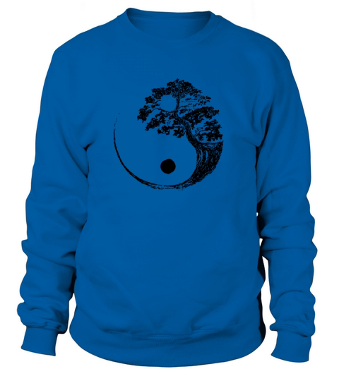 Yin Yang Bonsai Tree Japanese Women's Sweatshirt