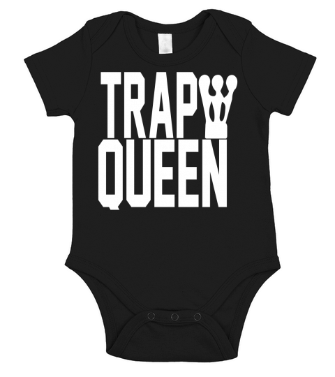 Trap Queen T-Shirt Short Sleeve Baby One-Piece