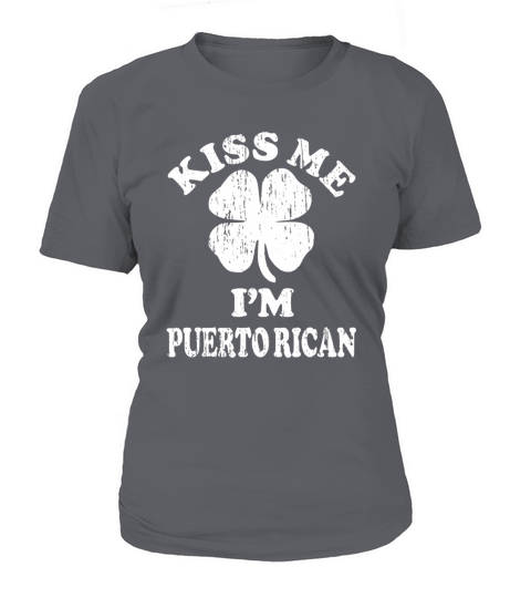 Original Vintage kiss me i’m Puerto Rican shamrock st patricks day shirt Women's T-Shirt