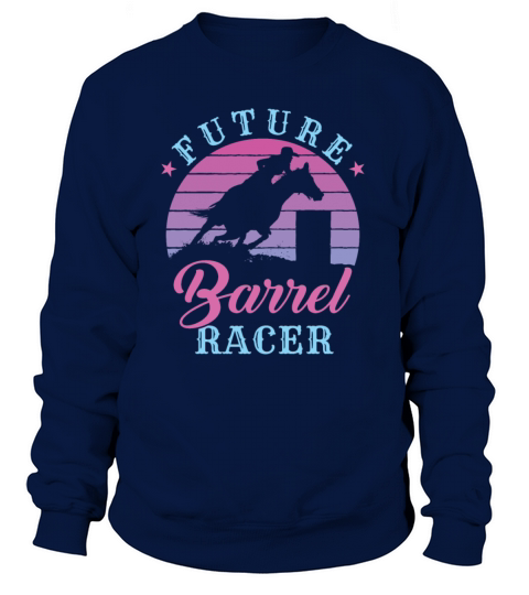 Future Barrel Racer Cute Cowgirl Barrel Racing Women's Sweatshirt