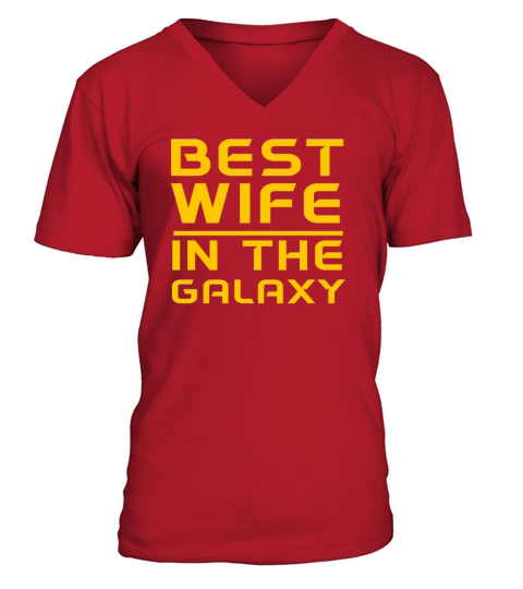 Best Wife in the Galaxy Men's V-Neck T-shirt