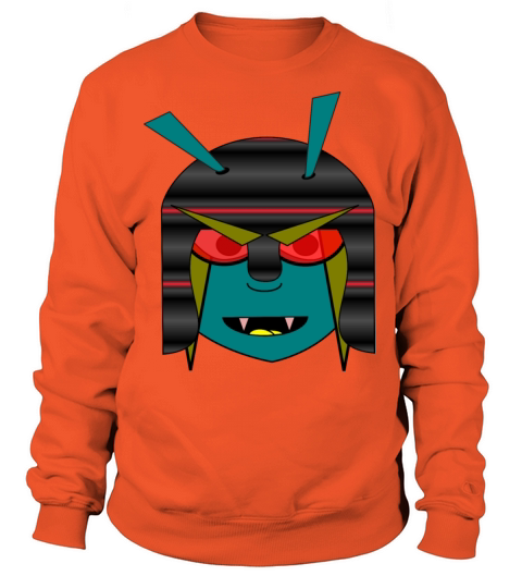 Alien Space Warrior Head Women's Sweatshirt