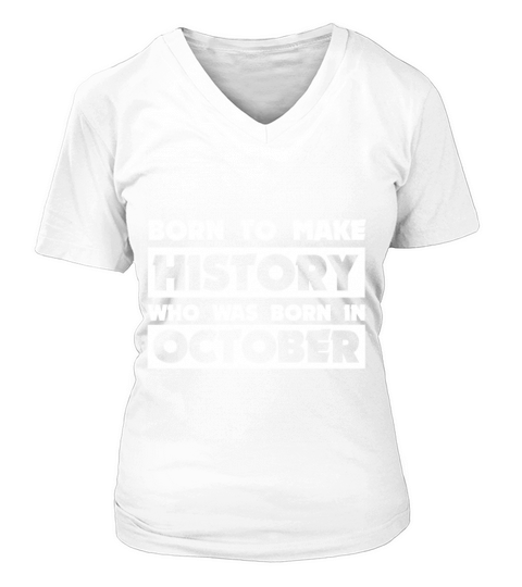 October In Born Women's V-Neck T-shirt