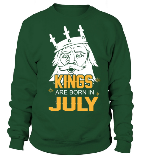 Kings are Born in July Women's Sweatshirt