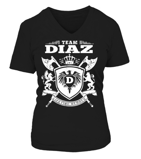 Team Diaz Lifetime Member V-neck T-Shirt Woman