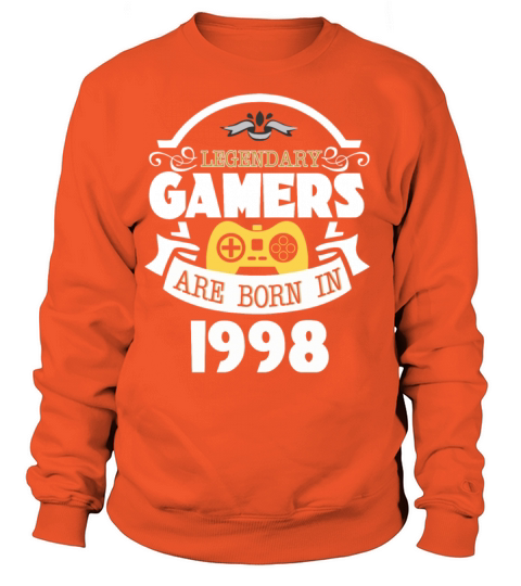 Legendary Gamers Are Born In 1998 Women's Sweatshirt