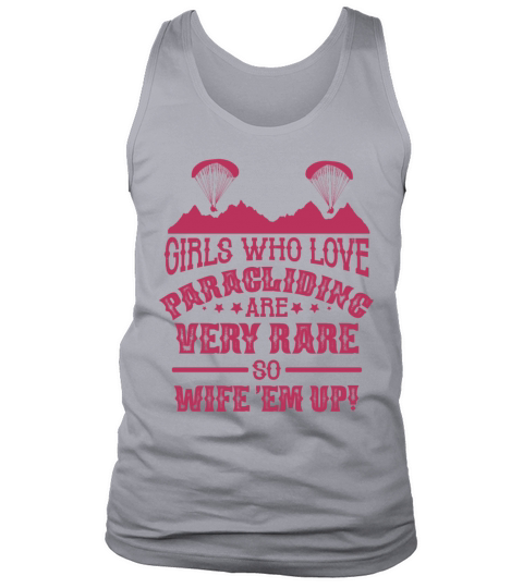 Paraglider Girls Funny Paragliding Paramotor Tank Top Unisex
