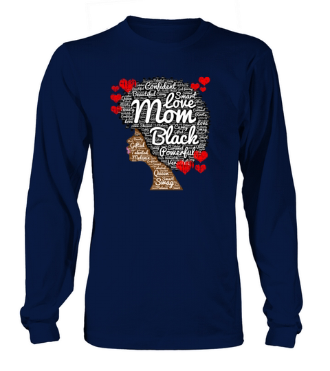 Mothers Day Black Woman Long sleeved Unisex
