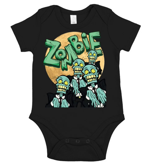 Halloween zombie Short Sleeve Baby One-Piece