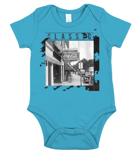 Coca Cola Vintage Store Front Sign Photograph png Short Sleeve Baby One-Piece