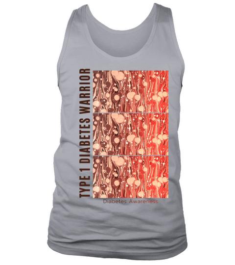 T1D warrior - Type One Diabetes warrior abstract Men's Tank Top