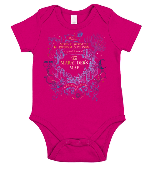 Harry Potter The Marauders Map Short Sleeve Baby One-Piece