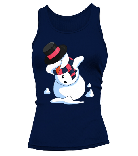 Dabbing Snowman Women's Tank Top