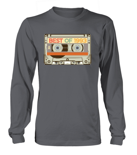 Vintage Cassette Tape Birthday Gifts Retro Born Men's Long Sleeve
