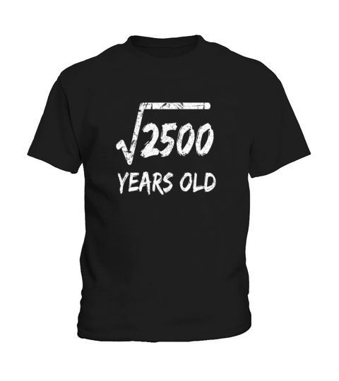 Square Root of 2500 50th Birthday 50 Years Old - Mens Premium T-Shirt Kids T-Shirt