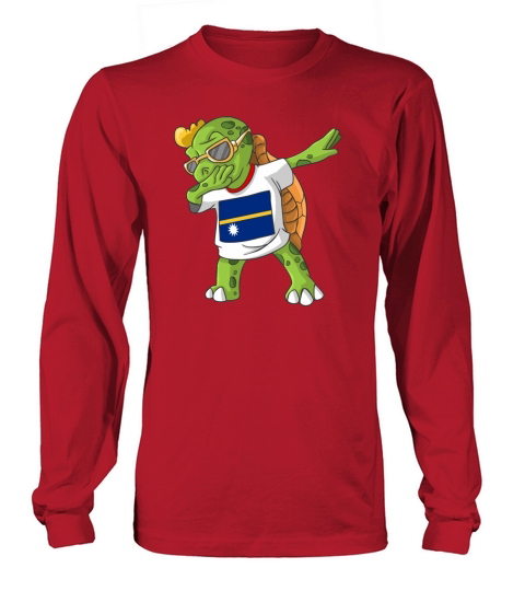 Nauru Dabbing Turtle Men's Long Sleeve