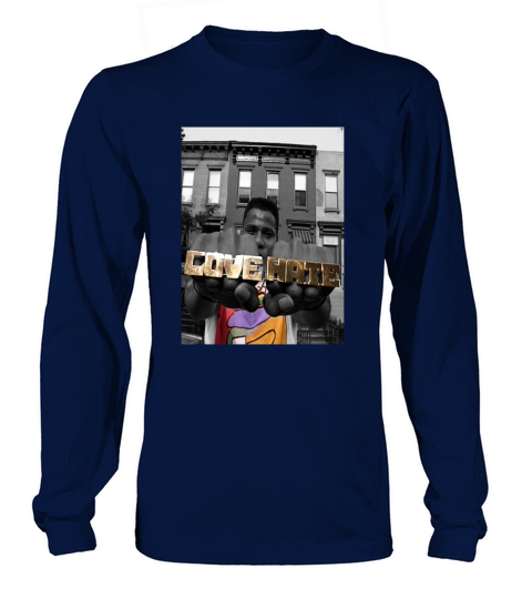 Radio Raheem Love & Hate Poster Long sleeved Unisex