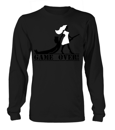 game over bride and groom Men's Long Sleeve