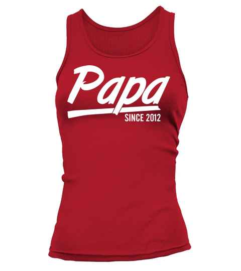 Papa since 2012 Women's Tank Top