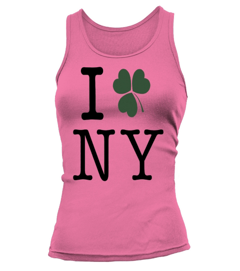 I Shamrock NY Love New York Clover St Patricks Day Tank top Woman