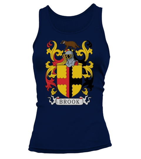 Brook Family Crest (Norton Priory) British Family Crests II Tank top Woman