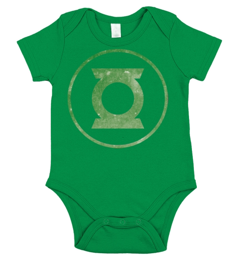 Justice League Green Lantern Logo Short Sleeve Baby One-Piece