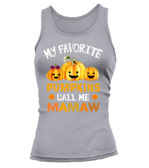My Favorite Pumpkins Call Me Nonna Funny Halloween Women's Tank Top