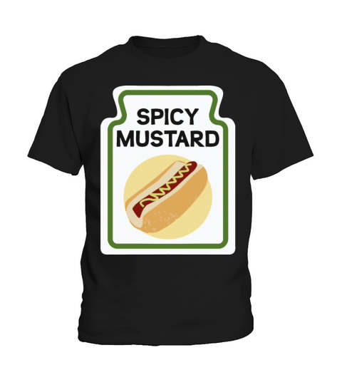 Spicy Mustard Shirt Halloween Costume Funny Party Kids T-Shirt