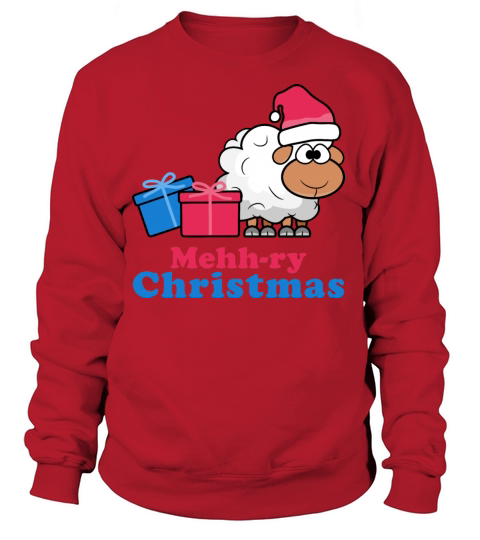 Mehh-ry Christmas Sheep Women's Sweatshirt