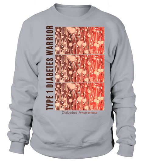T1D warrior - Type One Diabetes warrior abstract Women's Sweatshirt