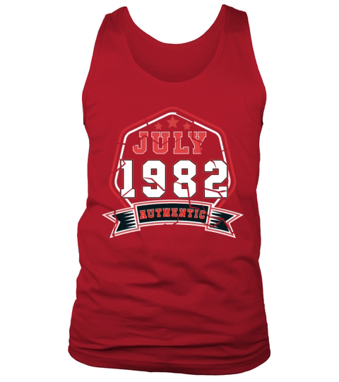 July 1982 Vintage Gift Idea Men's Tank Top