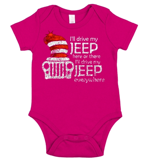 irish i will drive my jeep here or there i will dr Short Sleeve Baby One-Piece