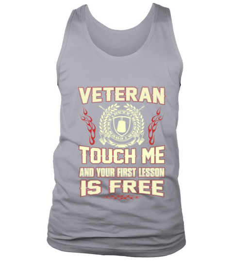Veteran - Touch me and your first lesson is free Men's Tank Top