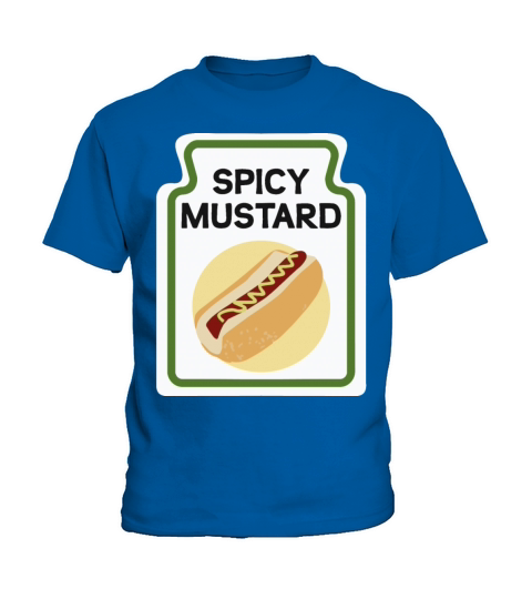 Spicy Mustard Shirt Halloween Costume Funny Party Kids T-Shirt