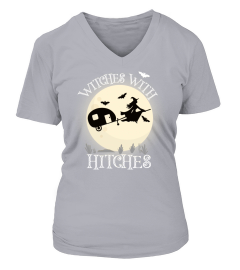Witches With Hitches Women's V-Neck T-shirt