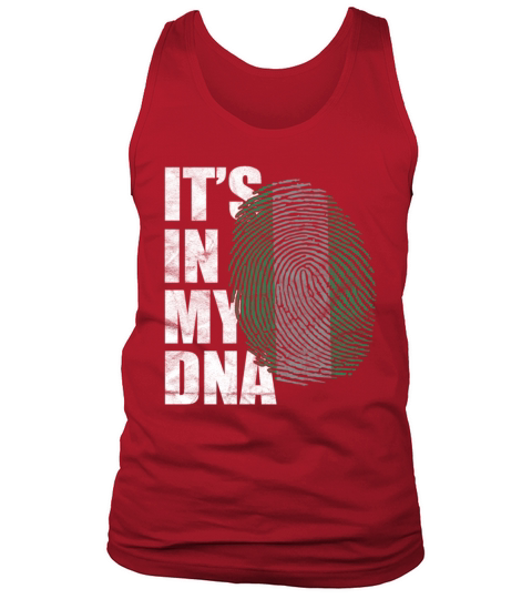 Its In My DNA Nigerian Nigeria Flag Tank Top Unisex
