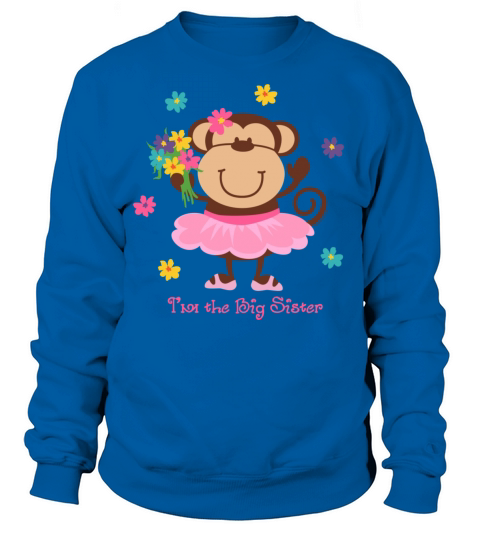 Monkey Big Sister Women's Sweatshirt