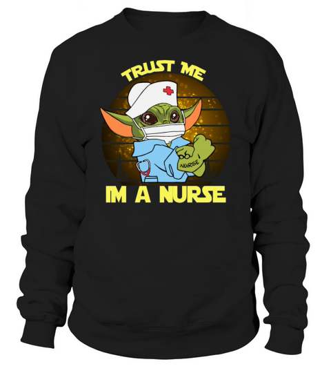 baby yoda nurse Women's Sweatshirt