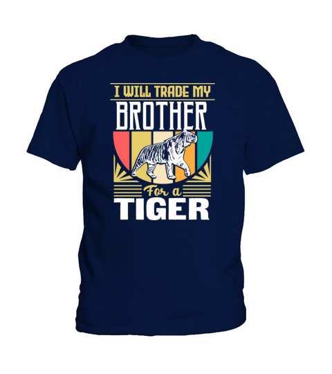 Tiger Jungle predatory cat gift idea Kids T-Shirt