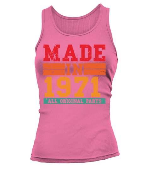 1971 Birthday Vintage Saying Women's Tank Top