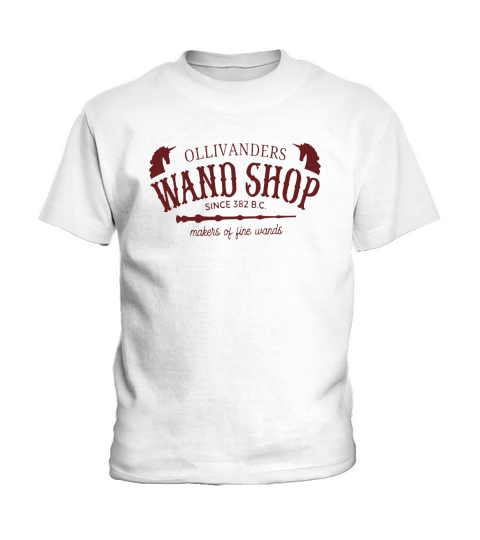Ollivanders Wand Shop Sign 382 Bc Makers Of Fine Wands Kids T-Shirt