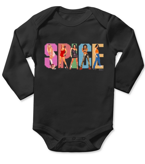Spice girls best moment square shirt Long Sleeve Baby One-Piece