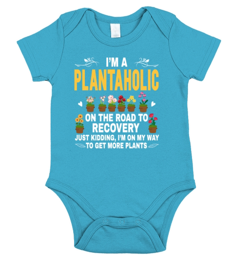 Plantaholic Saying On The Way To Get More Plants G Short Sleeve Baby One-Piece
