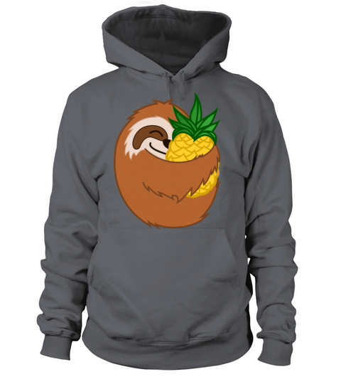 Pineapple Sloth Men's Hoodie