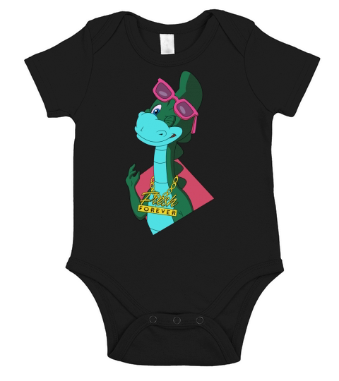 Denver the Last Dinosaur Short Sleeve Baby One-Piece