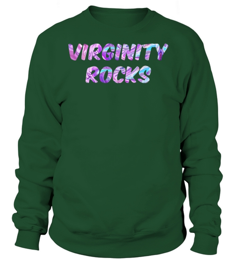 Virginity Rocks Colorful Funny Cool Letters Women's Sweatshirt