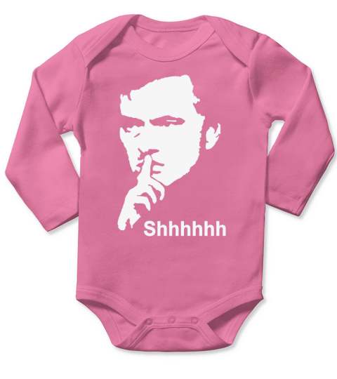 Jose Mourinho Shhhh T-Shirt Long Sleeve Baby One-Piece